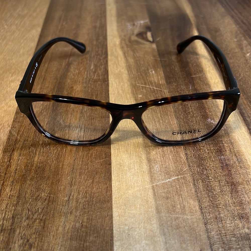 Chanel 3416 c.714 54-17-14 Tortoise Eyeglasses Authentic Frames Glasses